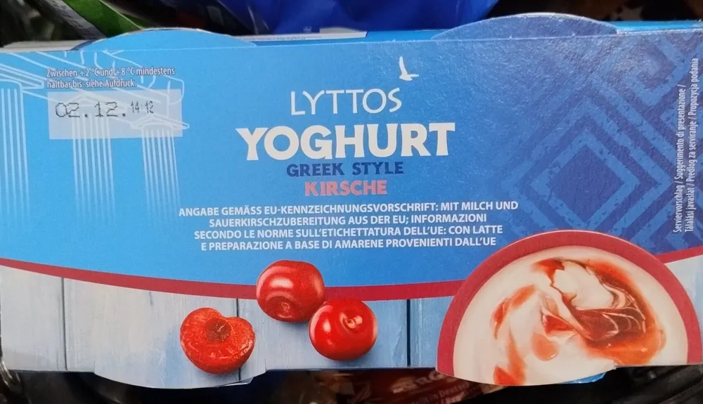 yogurt greco alla ciliegia