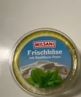 Frischkäse mit Basilikum-Pesto