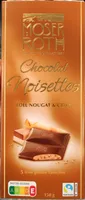 Chocolat noisettes Edel Nougat& Crisp