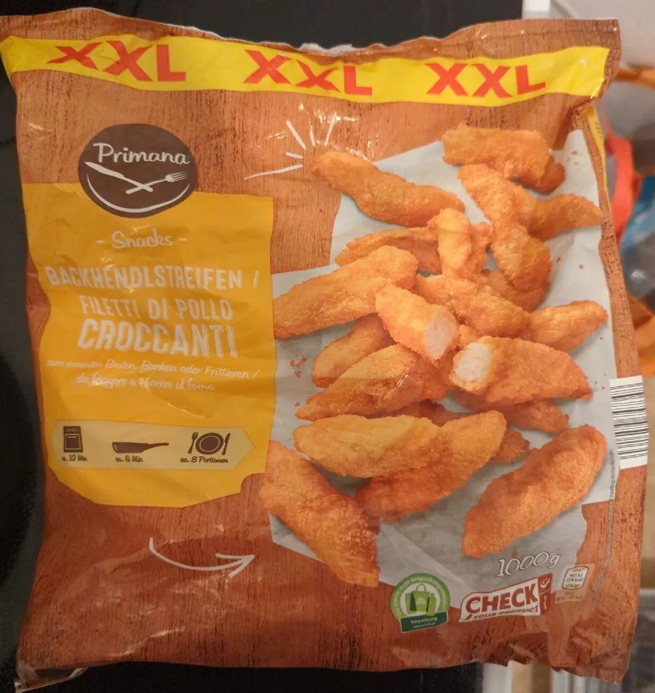 Backhendlstreifen