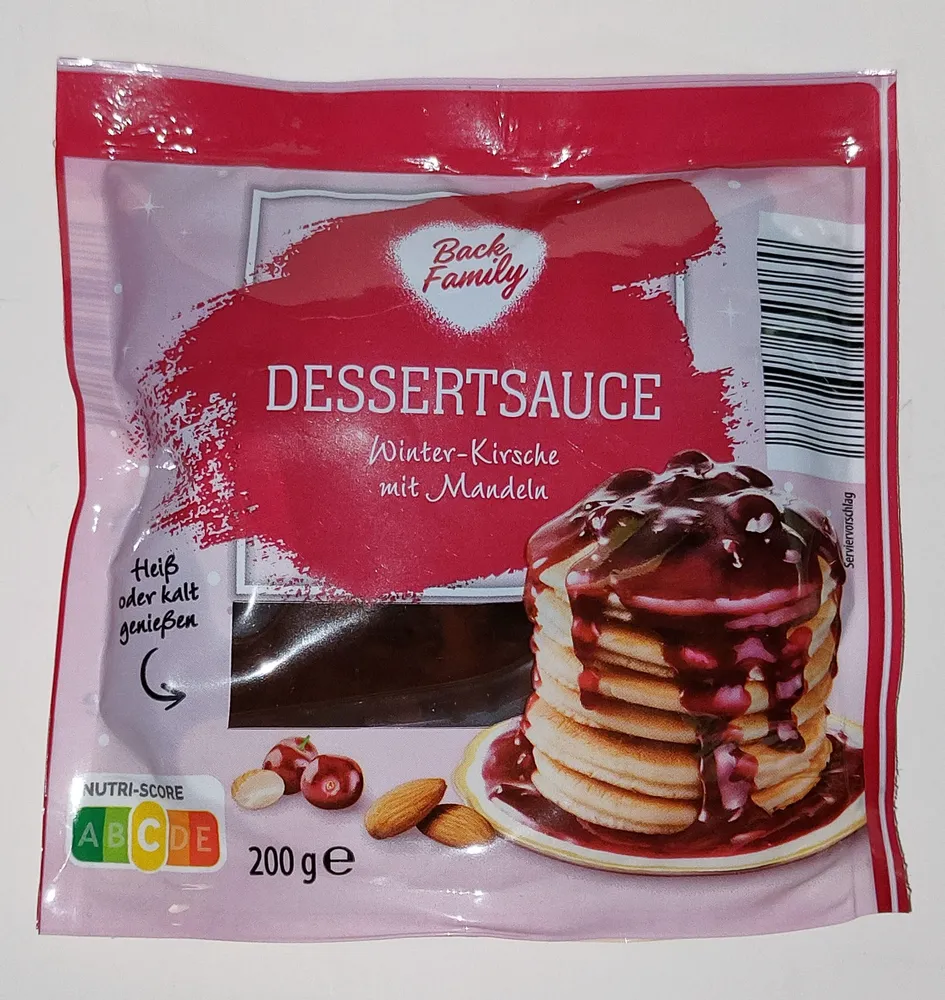 Dessertsauce - Winter-Kirsche mit Mandeln