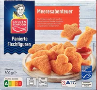 Panierte Fischfiguren - Meeresabenteuer
