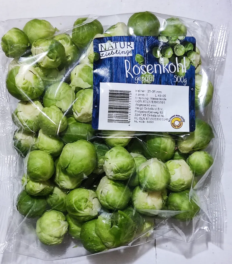 Rosenkohl geputzt