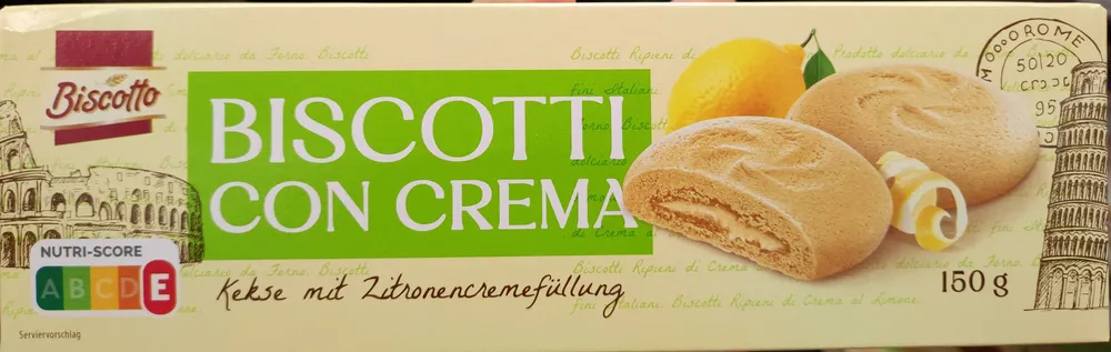 Biscotti con Crema - Zitronencreme