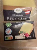 ALDI KÄSE MEINE KÄSETHEKE Bergkäse Original aus Österreichischer Bergkäse am Stück 3.99€ 350-g-Packung 1kg = 11.40€