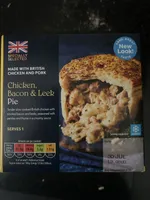 Chicken, Bacon & Leek Pie