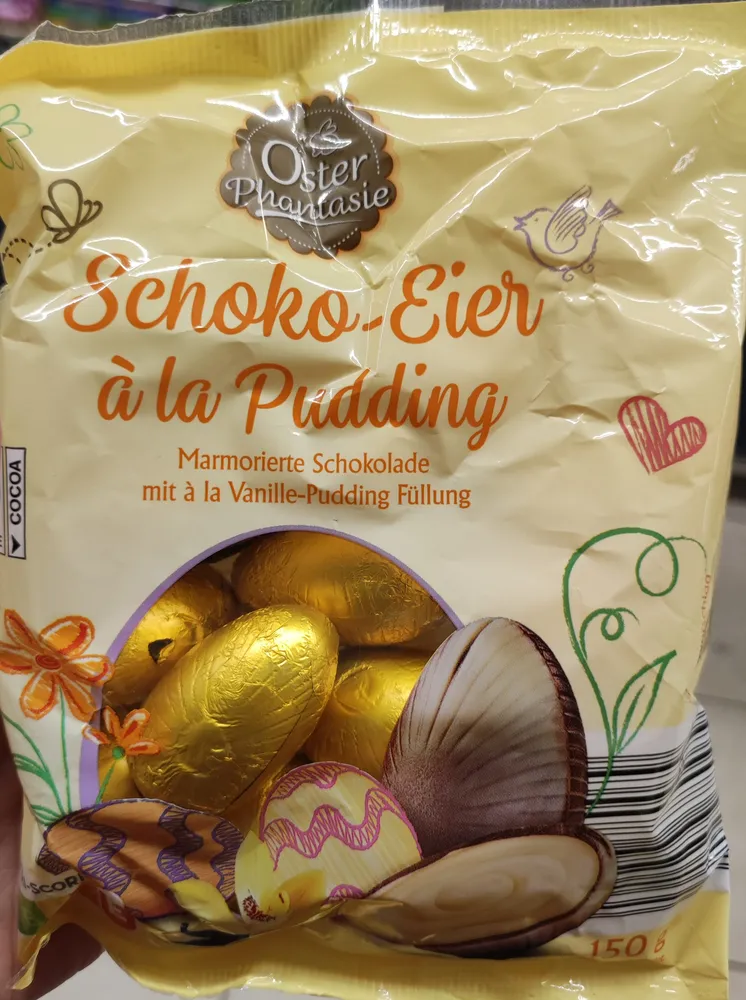 Schoko-Eier à la Pudding
