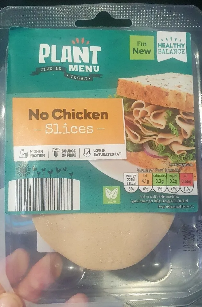 No chicken slices