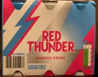 Red Thunder Sugar Free Energy Drink  Sugar Free