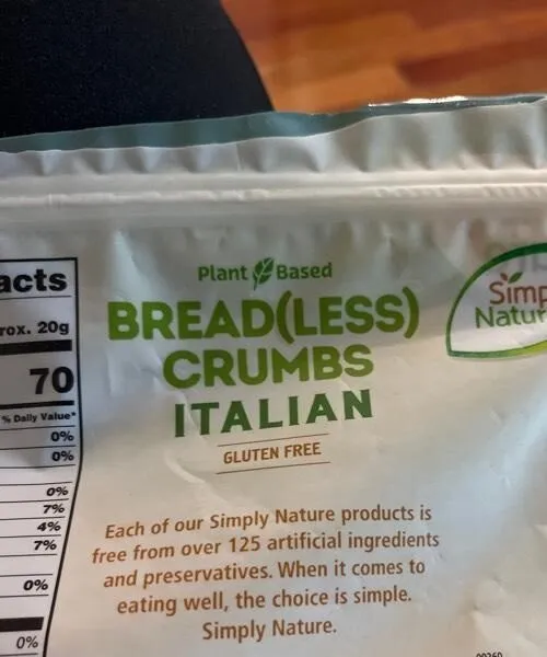 Bread(less) crumbs italian
