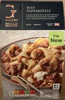 Beef pappardelle