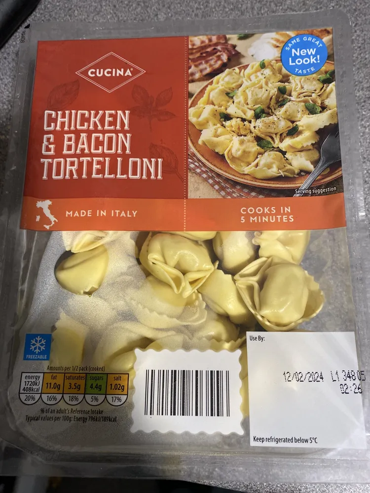 Chicken & Bacon Tortelloni