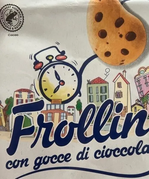 Frollini con gocce di cioccolato