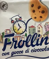 Frollini con gocce di cioccolato
