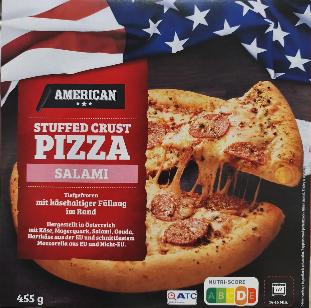 Stuffed Crust Pizza Salami