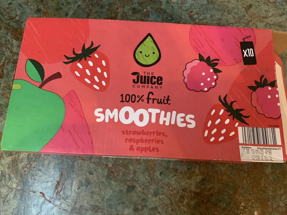 100% fruit smoothie