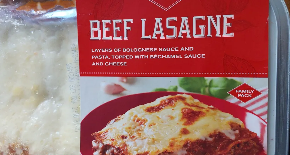 Beef lasanha