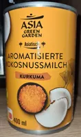 Aromatisierte Kokosnussmilch - Kurkuma