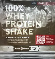 100% Whey Protein Shake Iced Latte Geschmack
