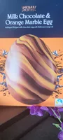 Milk Chocolate & Orange Marble Egg