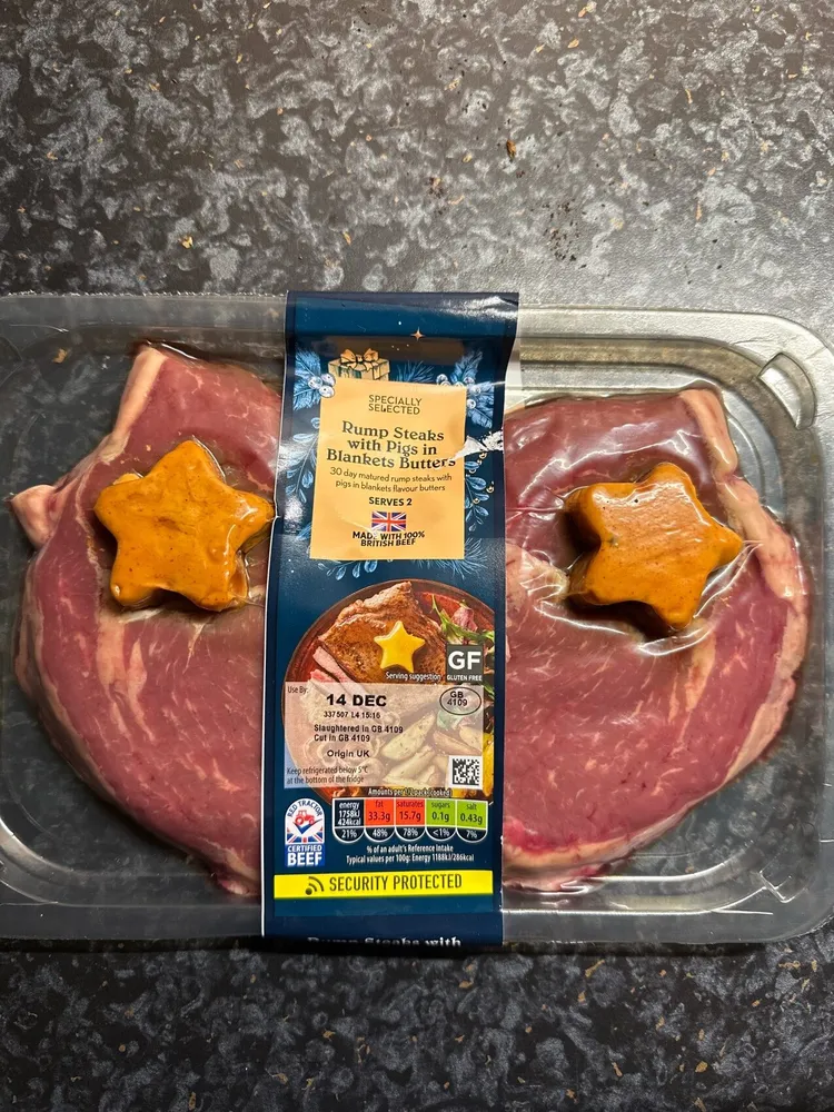 Rump Steak With Pigs In Blanket Butter