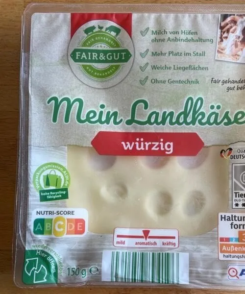 Mein Landkäse würzig