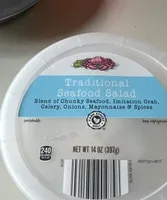 Traditional seafood salad