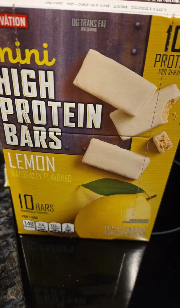 mini HIGH PROTEIN BARS LEMON