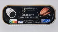 Gegrillte Thunfischfilets in Olivenöl