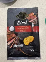 Black Edition Chargrilled Tomahawk Steak Crinkle Cut Potato Chips