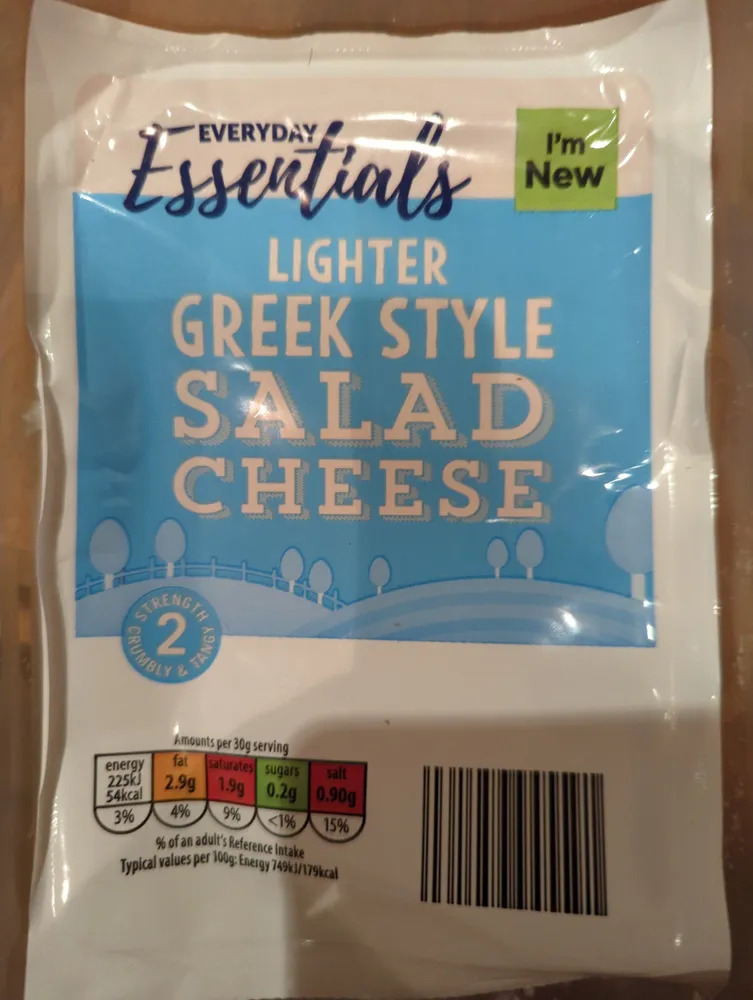 Essentials I'm New LIGHTER GREEK STYLE SALAD CHEES