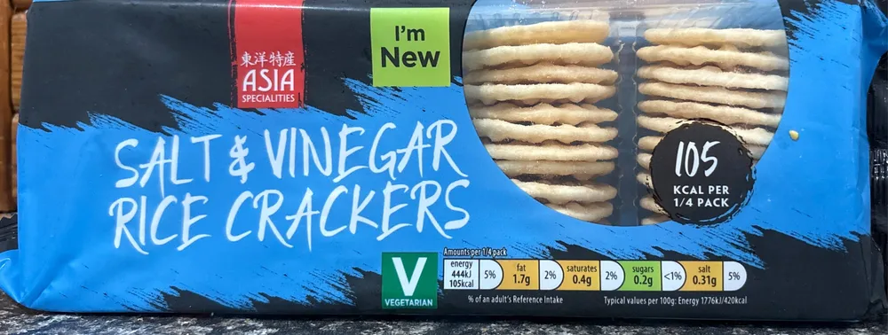 Salt & Vinegar Rice Crackers