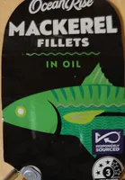 Mackerel fillets in oil