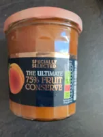 The ultimate 75% fruit conserve Apricot