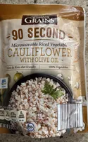 Microwavable Riced Vegetable Cauliflower with Olive Oil