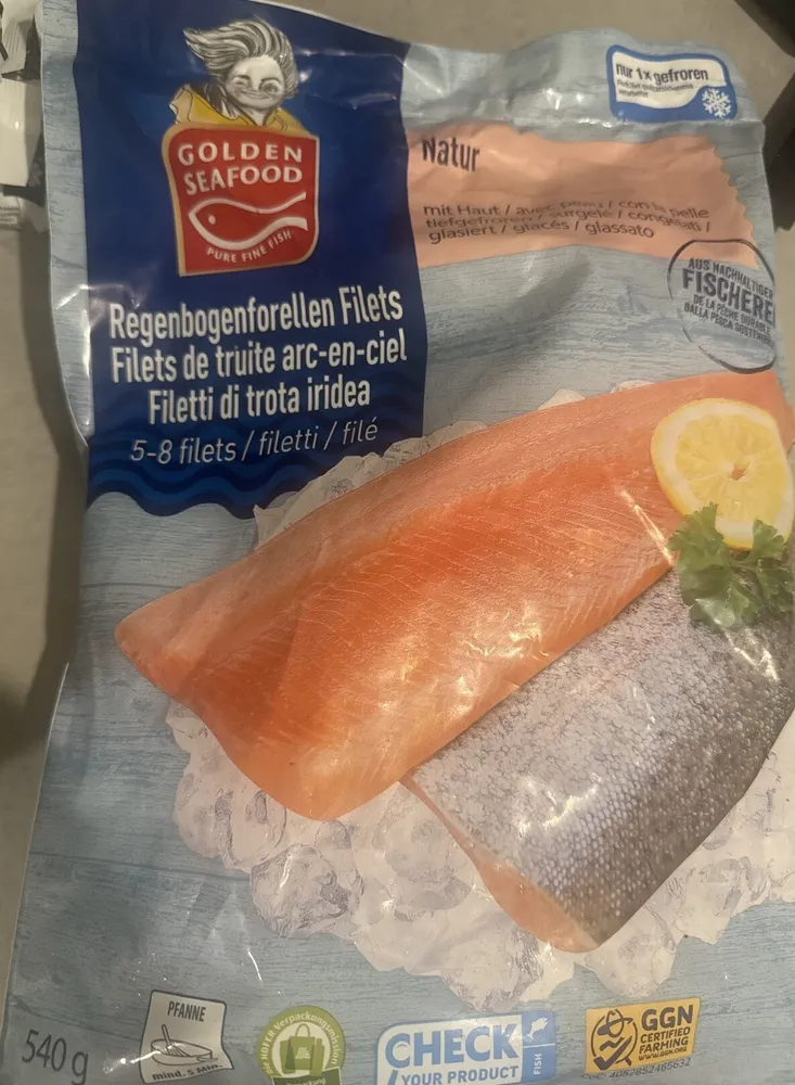 Regenbogenforellen Filets