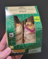 Vegan festive feast wrap
