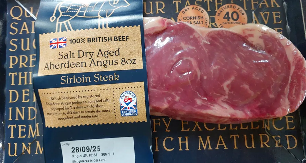 Salt Dry Aged Aberdeen Angus Sirloin Steak