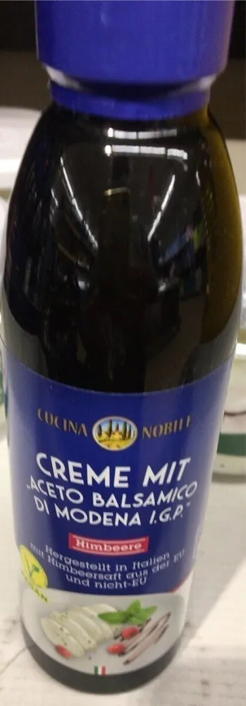 Creme mit Aceto Balsamico di Modena IGP - Himbeere