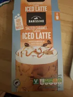Salted Caramel Flavour Iced Latte