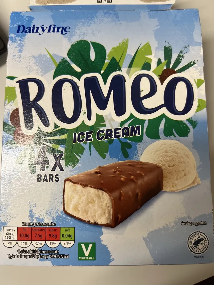 Bounty Ice Cream Bar