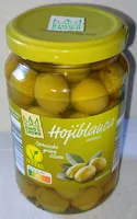 Hojiblanca-Oliven grün