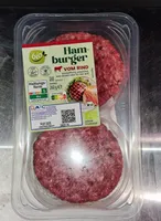 Bio-Hamburger vom Rind