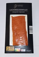 Lachsrückenfilet trockengesalzen, kaltgeräuchert