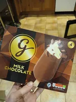 Milk chocolate ice cream