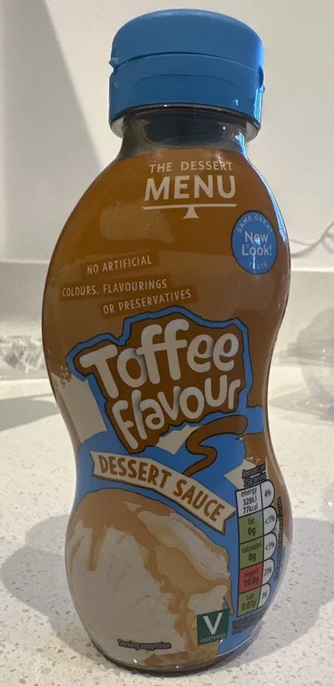 Toffee Flavour Dessert Sauce