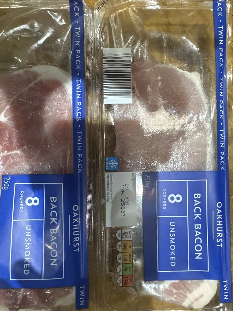 Unsmoked Back Bacon