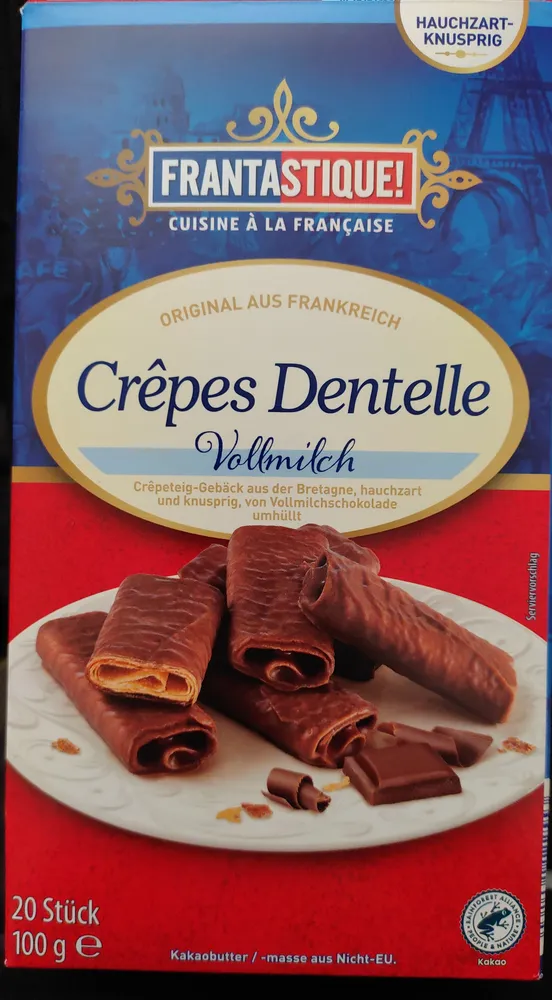 Crêpes Dentelle - Vollmilch