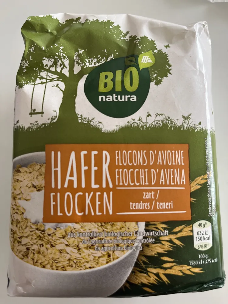 Haferflocken fein
