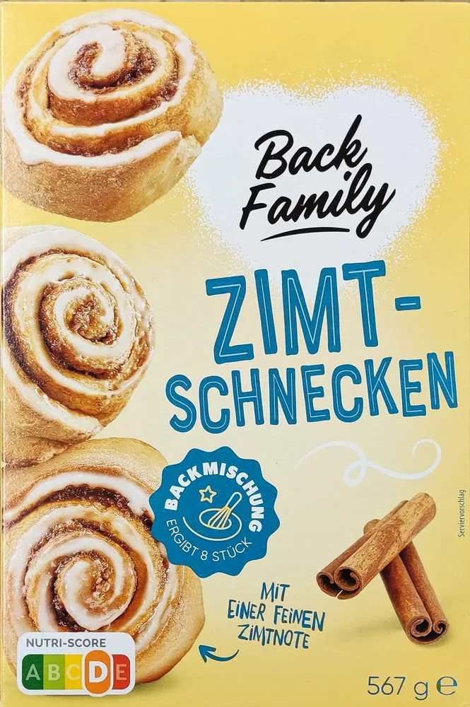 Zimtschnecken Backmischung